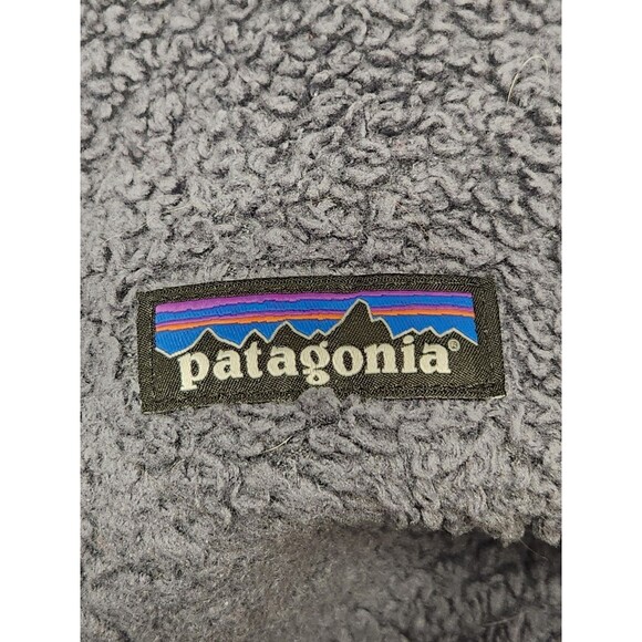 Patagonia Sweater Womens S Los Gatos 1/4 Zip Fleece Pullover Gray Sherpa Outdoor - Picture 4 of 5